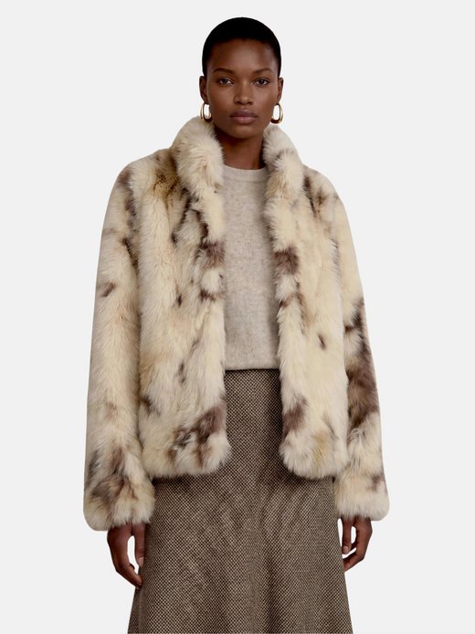 Damen Plüschjacke