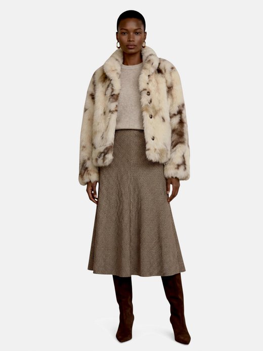 Damen Plüschjacke