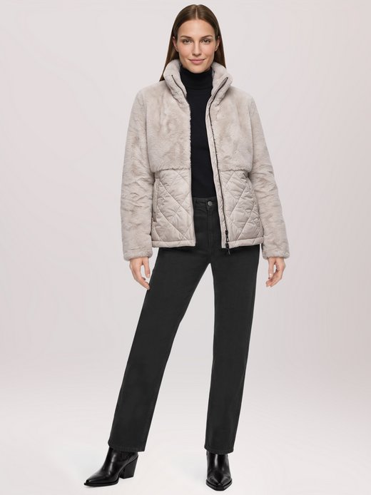 Damen Plüschjacke