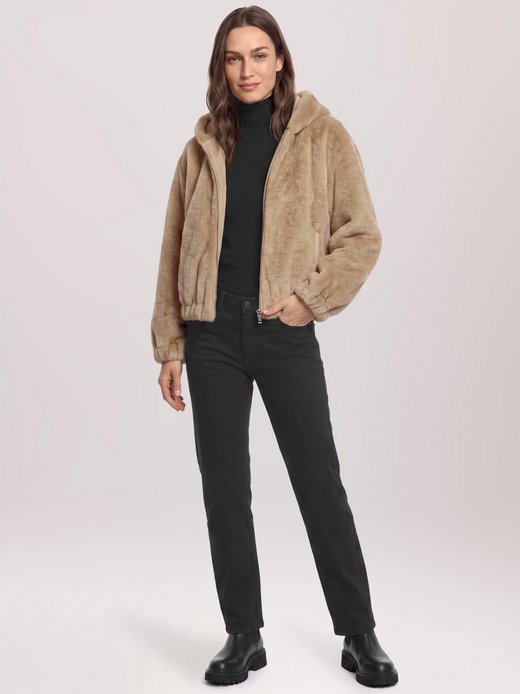 Damen Plüschjacke