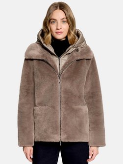 Damen Plüschjacke