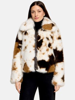 Damen Plüschjacke