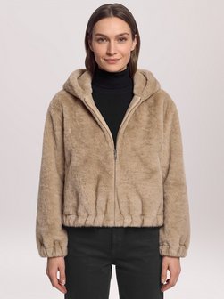 Damen Plüschjacke