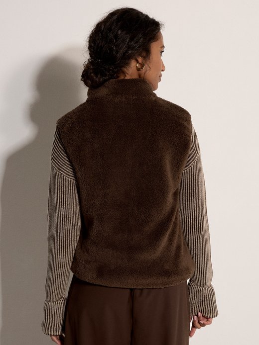 Damen Plüschweste