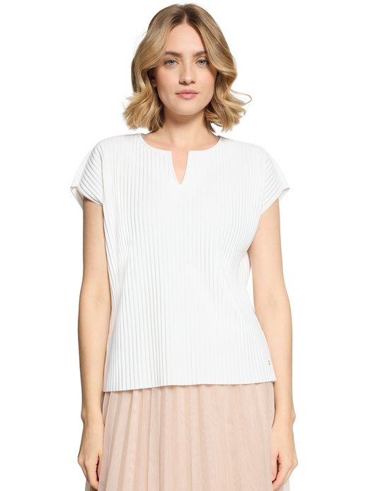 Damen Plissee-Shirt