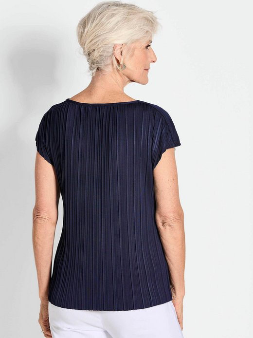 Damen Plissee-Shirt