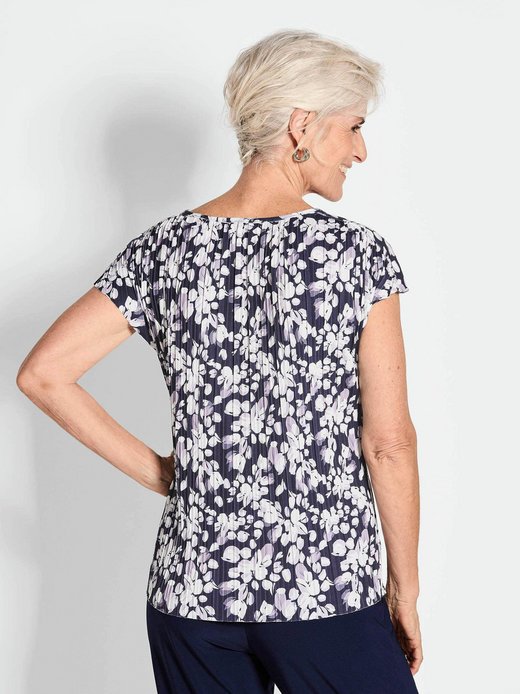 Damen Plissee-Shirt