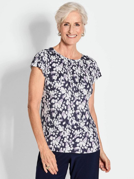 Damen Plissee-Shirt