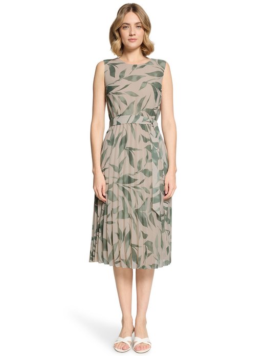 Damen Plisseekleid