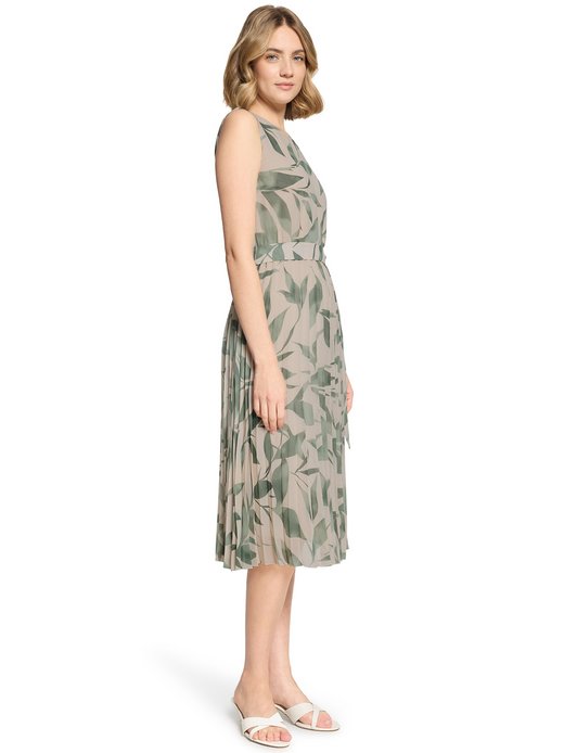 Damen Plisseekleid