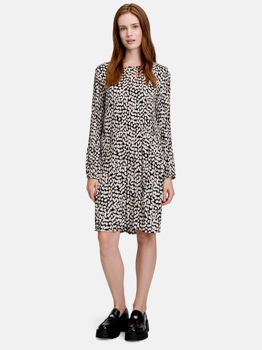 Damen Plisseekleid
