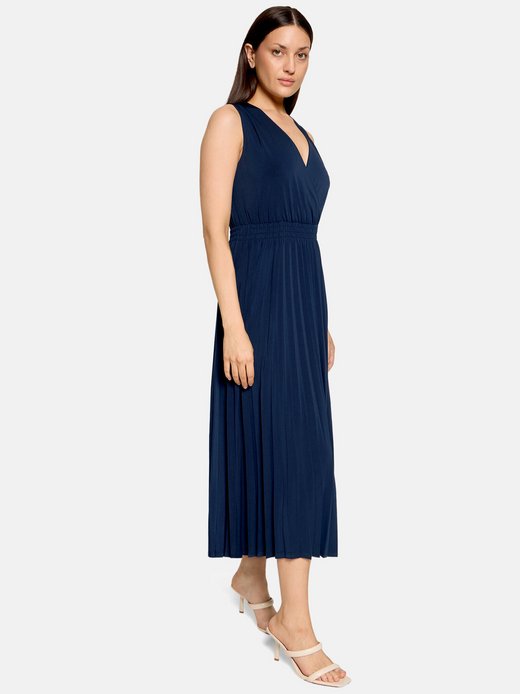 Damen Plisseekleid