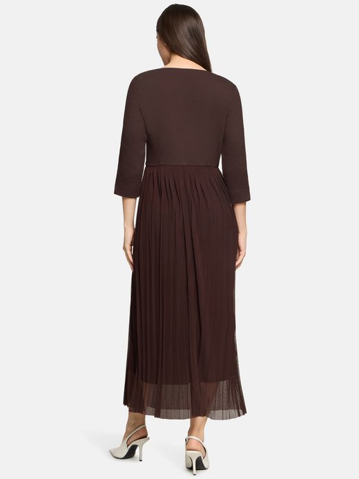 Damen Plisseekleid