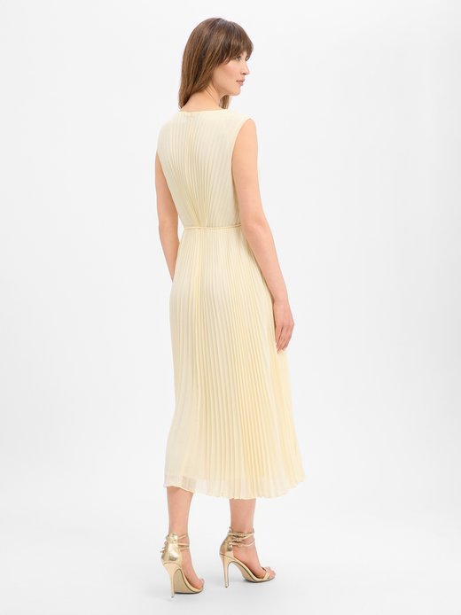 Damen Plisseekleid