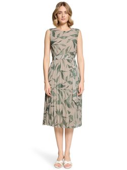Damen Plisseekleid