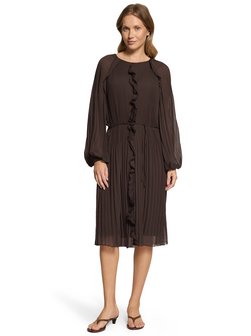 Damen Plisseekleid