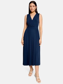 Damen Plisseekleid