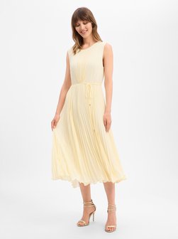 Damen Plisseekleid