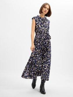 Damen Plisseekleid