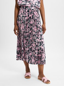 Artikelbild Damen Plisseerock von JOOP! in altrosa marine gemustert