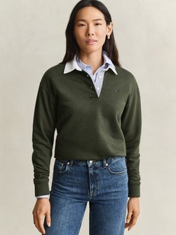 Damen Polo-Sweatshirt