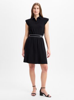 Artikelbild Damen Polokleid von KARL LAGERFELD in schwarz uni
