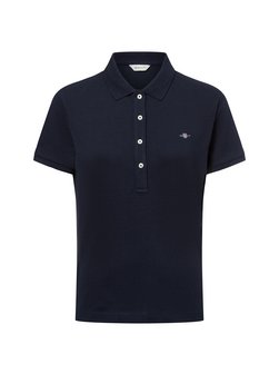 Artikelbild Damen Poloshirt - SLIM SHEILD CAP SLEEVE von Gant in marine uni