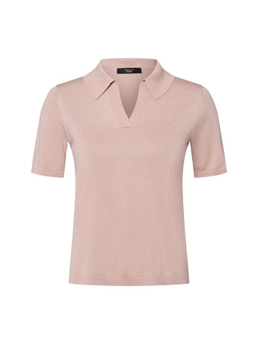 Damen Poloshirt mit Seiden-Anteil - Roncolo