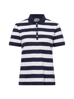 Artikelbild Damen Poloshirt von Marie Lund in marine weiß gestreift