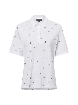 Artikelbild Damen Poloshirt von Franco Callegari in weiß bedruckt