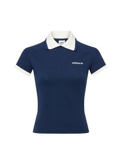 Artikelbild Damen Poloshirt von adidas Originals in marine uni