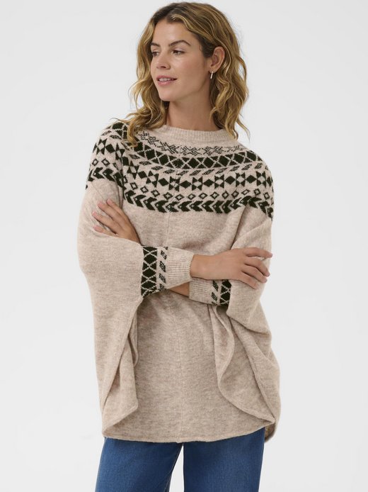 Damen Poncho CRCherrie