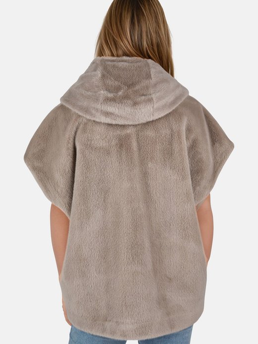 Damen Poncho-Weste