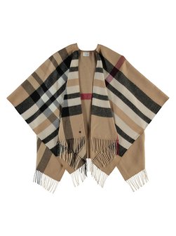 Artikelbild Damen Poncho von Fraas in beige kariert