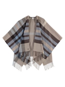 Artikelbild Damen Poncho von Fraas in camel kariert