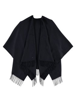 Artikelbild Damen Poncho von Fraas in blau uni
