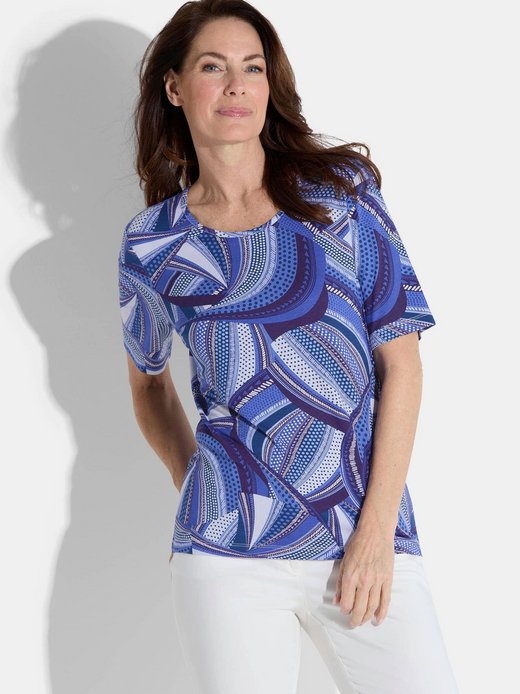 Damen Print Shirt - Kurzgöße