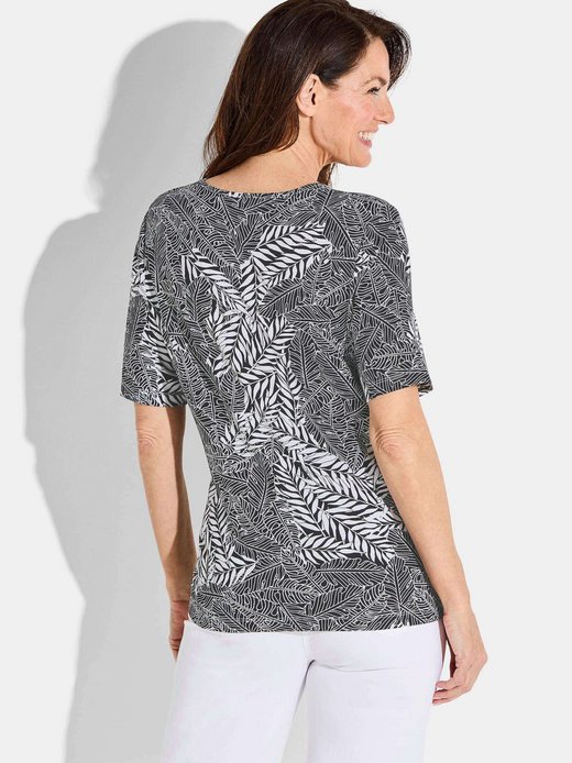 Damen Print Shirt - Kurzgöße