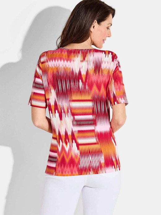 Damen Print Shirt - Kurzgöße