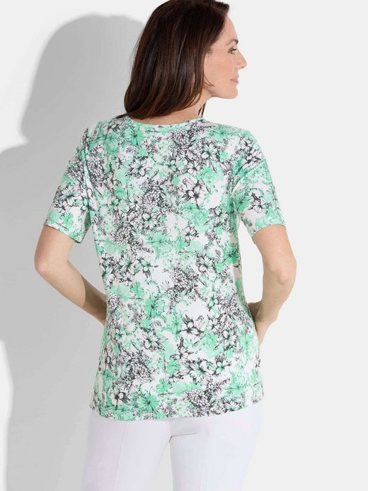 Damen Print Shirt - Kurzgöße