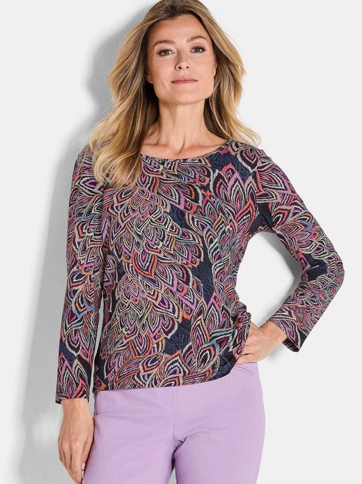 Damen Print Shirt - Kurzgöße