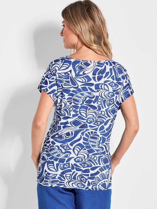 Damen Print Shirt - Kurzgöße