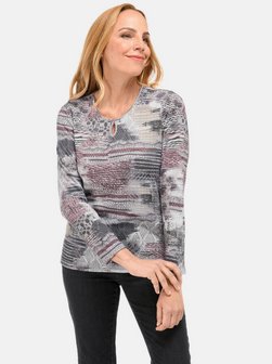 Damen Print Shirt - Kurzgöße