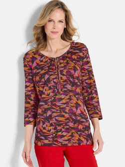 Damen Print Shirt - Kurzgöße