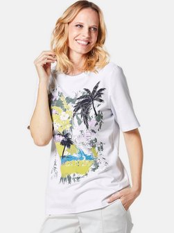 Damen Print Shirt - Kurzgöße