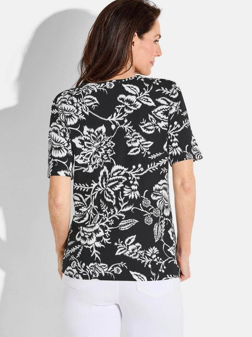 Damen Print Shirt - Kurzgröße