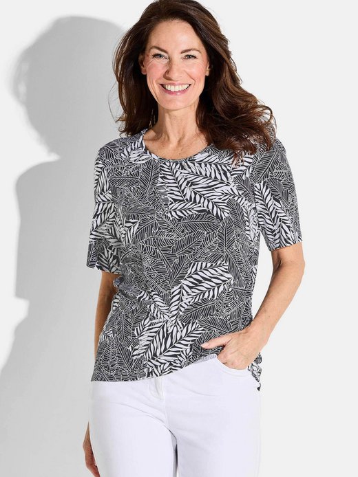 Damen Print Shirt - Kurzgröße