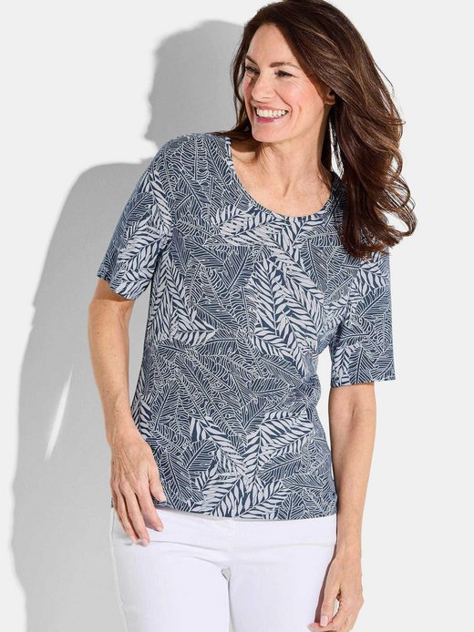 Damen Print Shirt - Kurzgröße