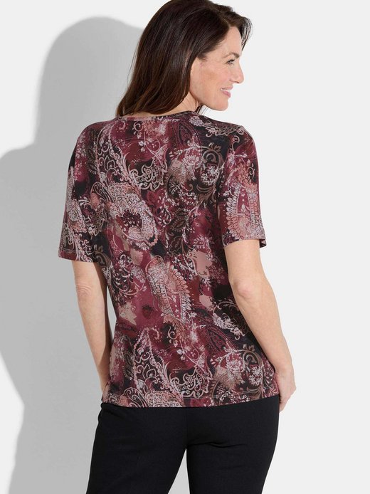 Damen Print Shirt - Kurzgröße