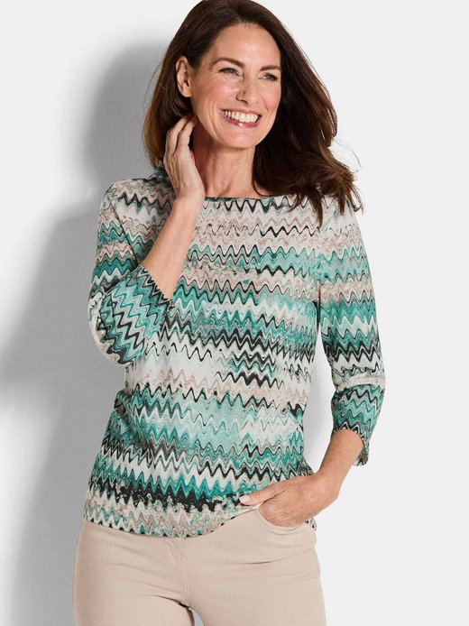 Damen Print Shirts - Kurzgöße